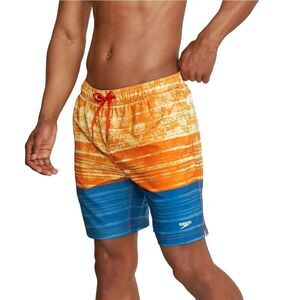 NWT Speedo UPF50 Bondi Swim Shorts Hawaii Themed Beach Shorts M L XL XXL